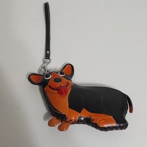 Puppy Leather Coin Purse